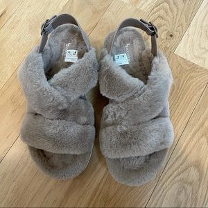 Fur Sandal